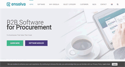Desktop Screenshot of ensolva.com